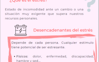 tengo mucho estrés infografía