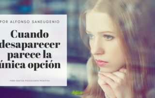 desaparecer parece la única opción