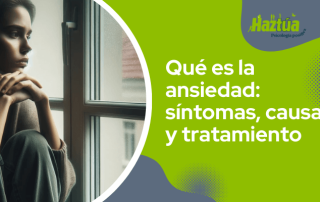 Persona sufriendo ansiedad